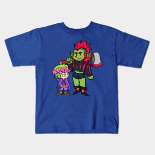 Skipper And Tracy Kids T-Shirt